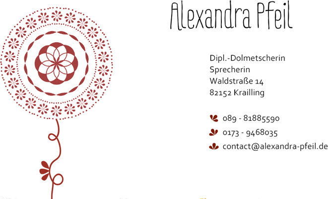 Alexandra Pfeil Dolmetscher